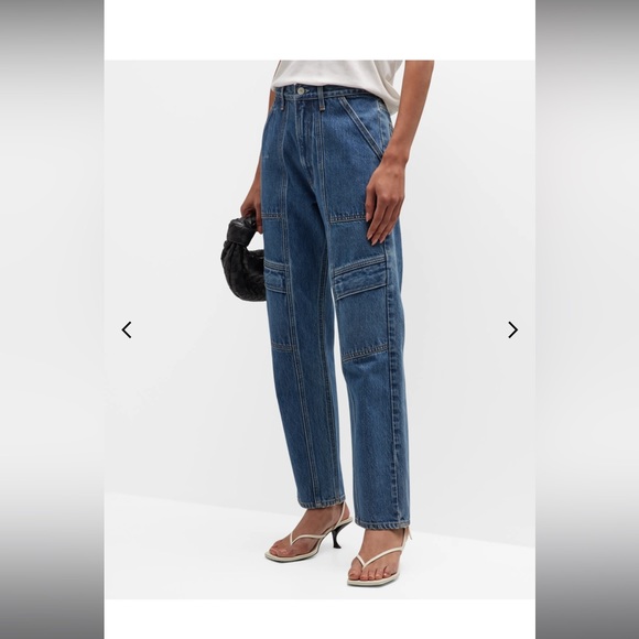 Agolde Cooper Relaxed Straight Cargo Jeans - Picture 2 of 4